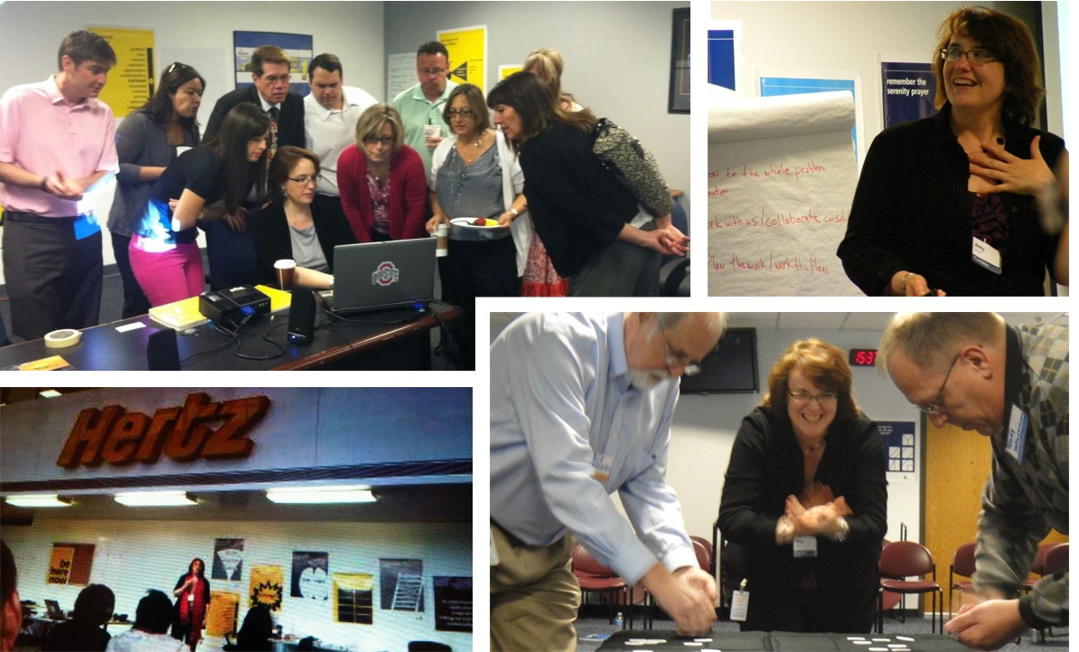 Amy Kay Watson facilitating culture-shaping sessions at Hertz Global Holdings